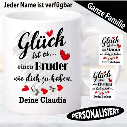 Glückstasse für die Familie