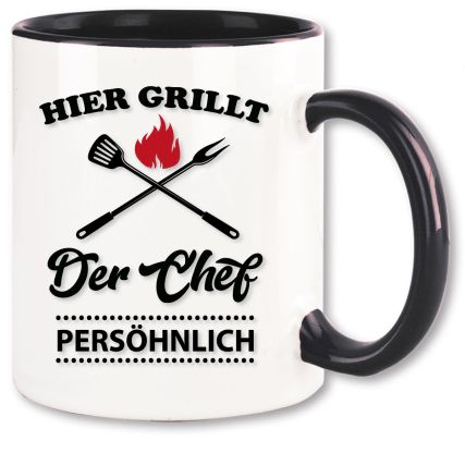 Tasse BBQ Grillfest Grillparty  Der Chef.