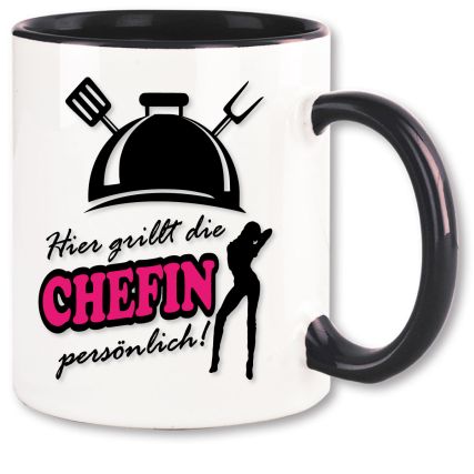 Tasse Grillfest Die Chefin