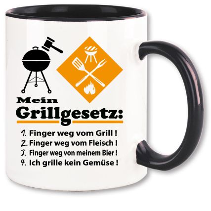 Tasse BBQ Grillfest Grillparty  Grillgesetz.