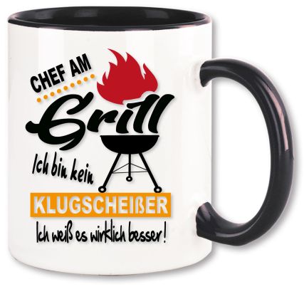 Tasse BBQ Grillfest Grillparty  Klugscheisser.