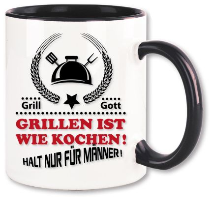 Tasse Grillfest Männer grillen