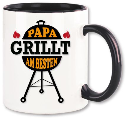 Tasse BBQ Grillfest Grillparty  Papa grillt gut.