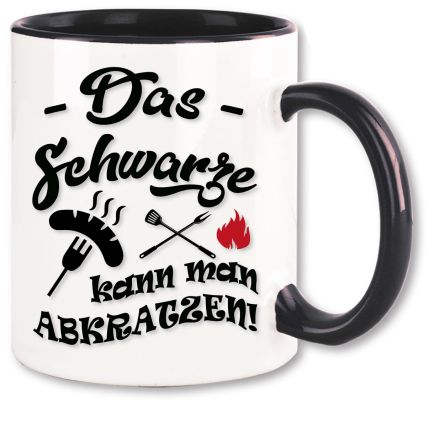 Tasse Grillfest Wurst abkratzen