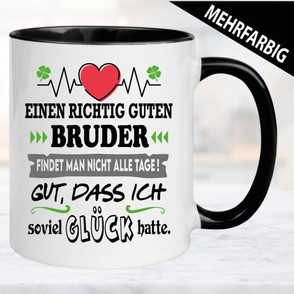 Bester Bruder. Tasse zum verschenken.