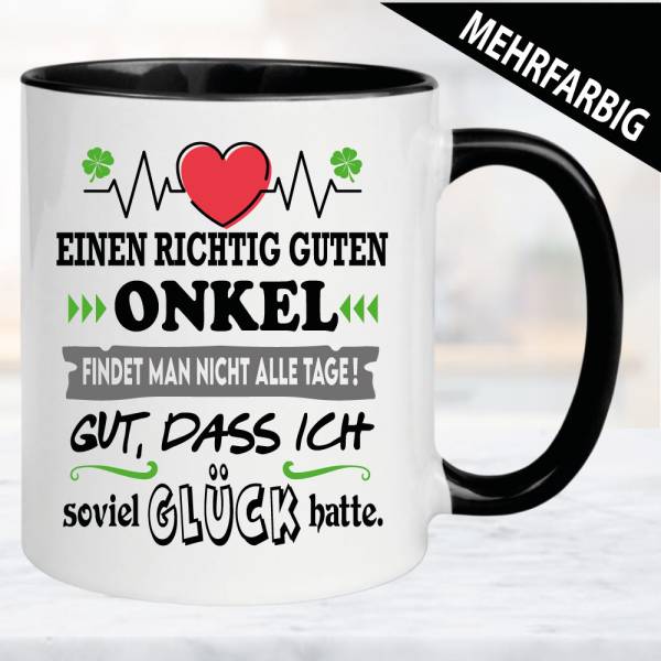 Bester Onkel. Tasse zum verschenken.