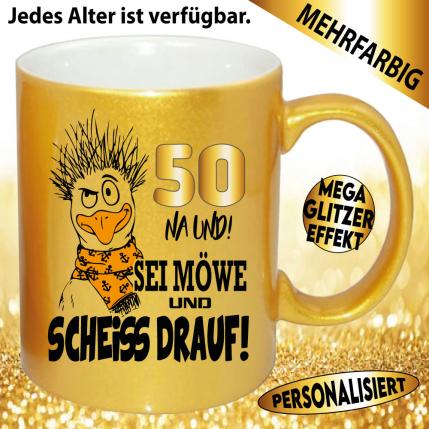 Glitzerlook Die Möwe und das Alter