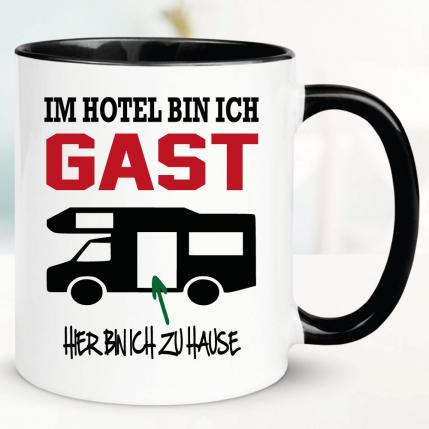 Lustige Sprüche Tasse für Camper Hotel Gast