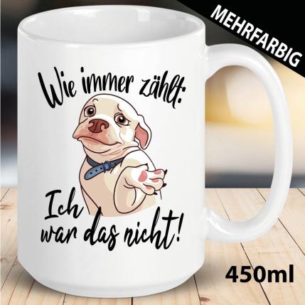 Tasse Entschuldigung