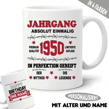 Geburtstagstasse In Perfection gereift