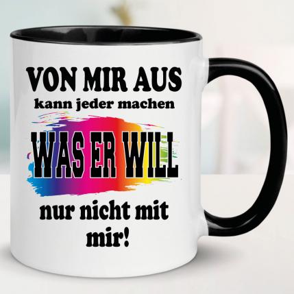 Jeder macht was er will Schwarz