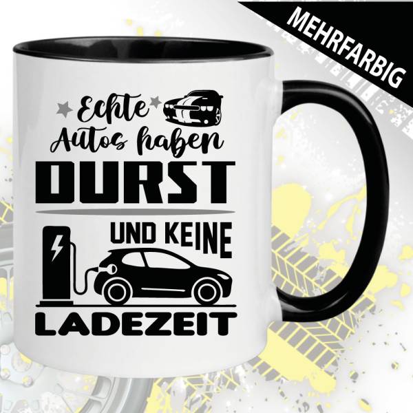 Tasse KFZ-Mechaniker. Verbrenner. E-Auto