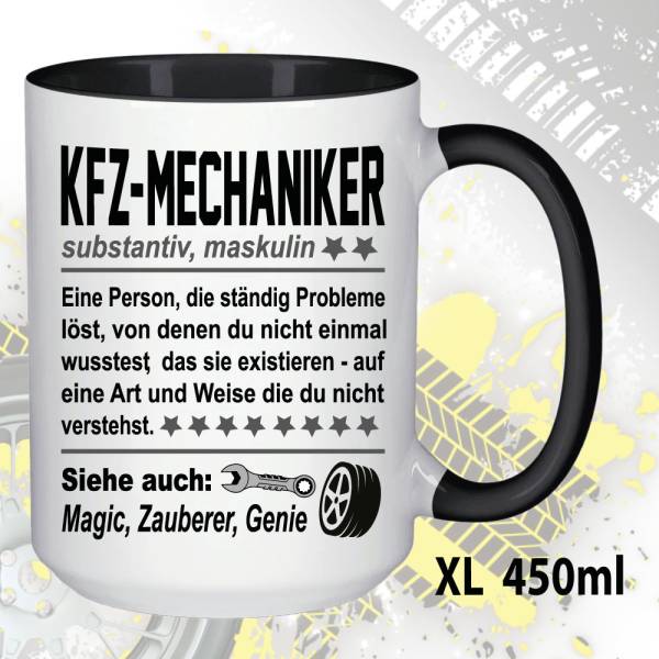 XL Schwarz 450ml