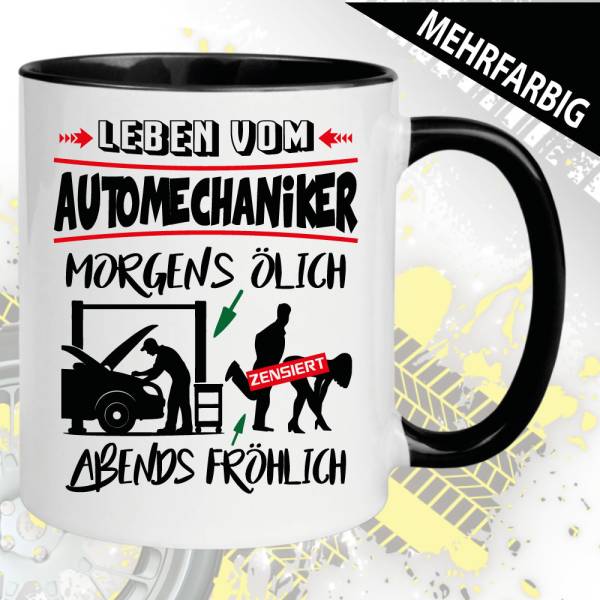 Ölich und Fröhlich.KFZ-Mechaniker.