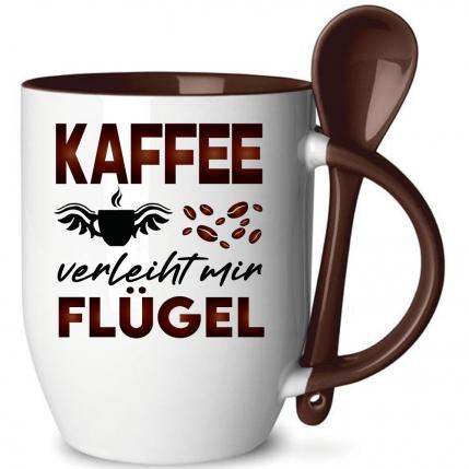 Kaffee verleiht Flügel