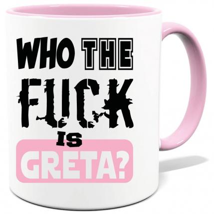 Tasse Klimawandel Who The Fuck is Greta