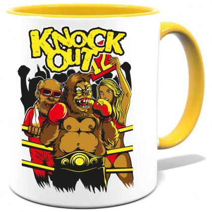 Tasse bedruckt mit Knock Out