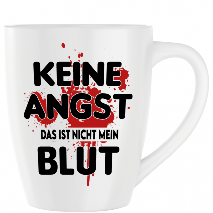 Latte Becher Weiss " Mein Blut "