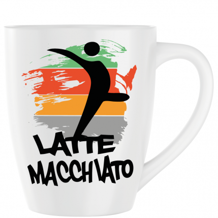 Latte Becher Weiss "Latte Macciato "