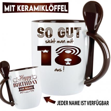Löffelbecher Braun So Gut 18