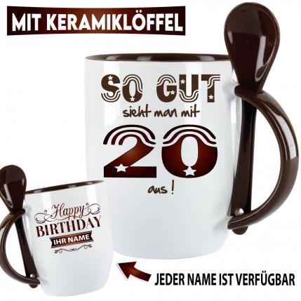 Löffelbecher Braun So Gut 20