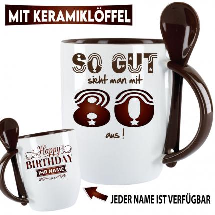Löffelbecher Braun So Gut 80