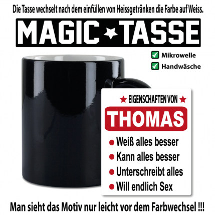 Magic Tasse Eigenschaften