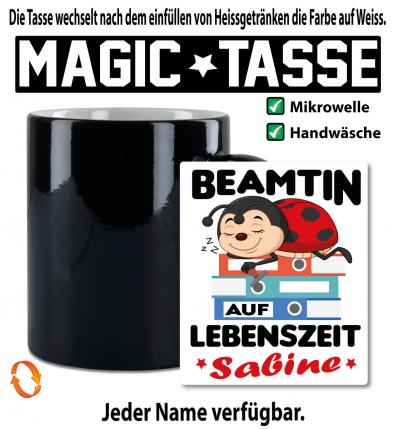 Zaubertasse Beamtin