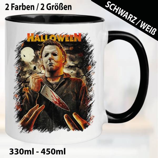 Horror Fan Tasse Halloween Schwarz