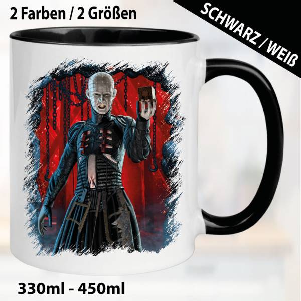Horror Fan Tasse Hellraiser Schwarz