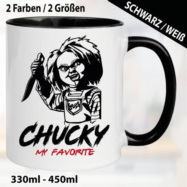 Tasse Schwarz Chucky