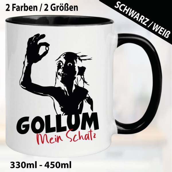 Tasse Schwarz Gollum
