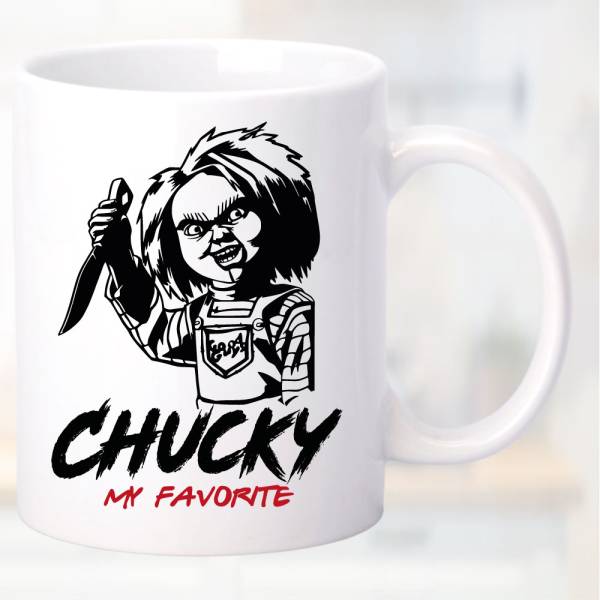 Tasse Weiss Chucky