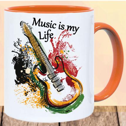 Music is my Life Orange