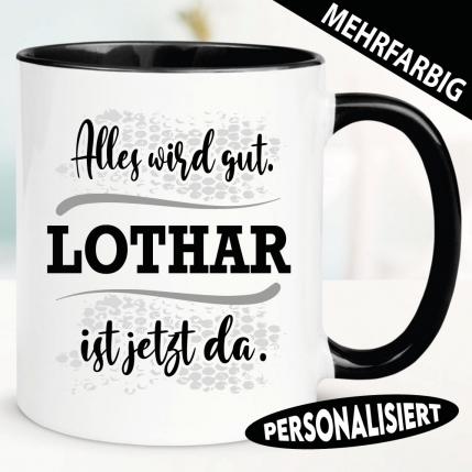 Tasse mit Name Alles wird gut