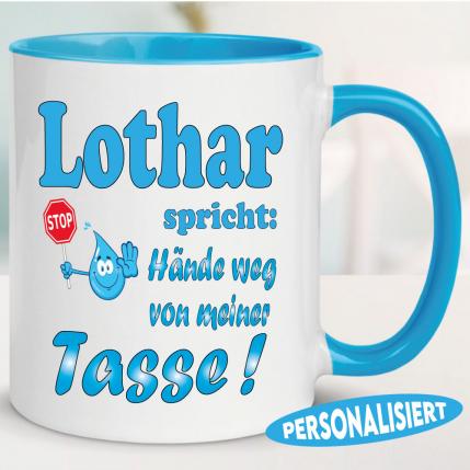 Namenstasse Hände weg