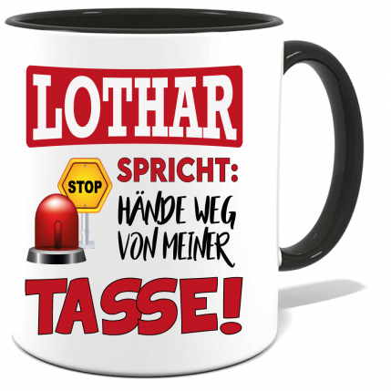 Hände weg von meiner Tasse