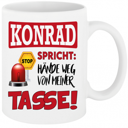 Hände weg von meiner Tasse