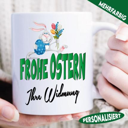 Ostertasse mit Widmung