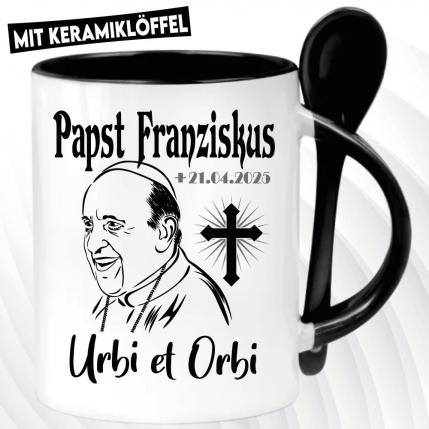 Löffeltasse Schwarz 330ml