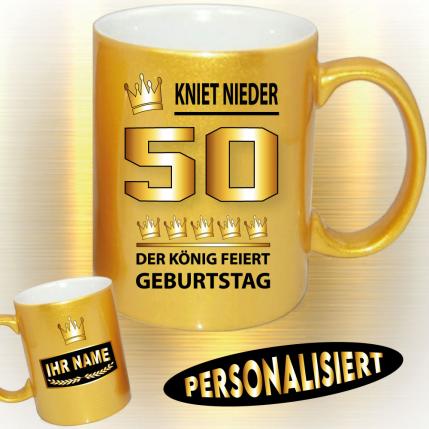 Gold / Silber Effekt Der König 50