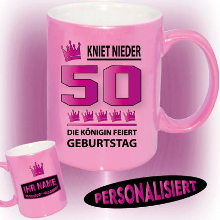Pink / Silber / Gold Effekt Die Königin 50