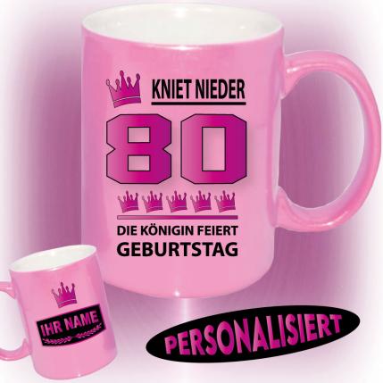 Pink / Silber / Gold Effekt Die Königin 80