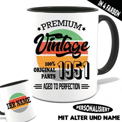 Geburtstagstasse Premium Vintage