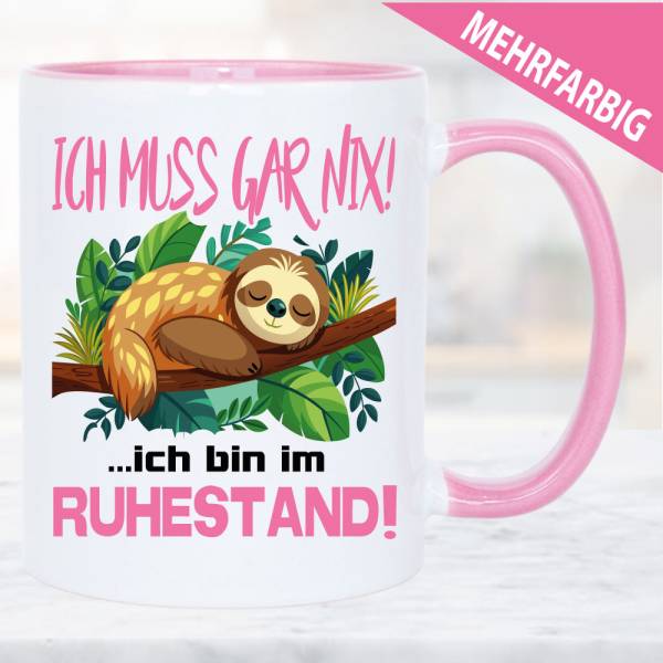 Tasse Rentnerin Ruhestand