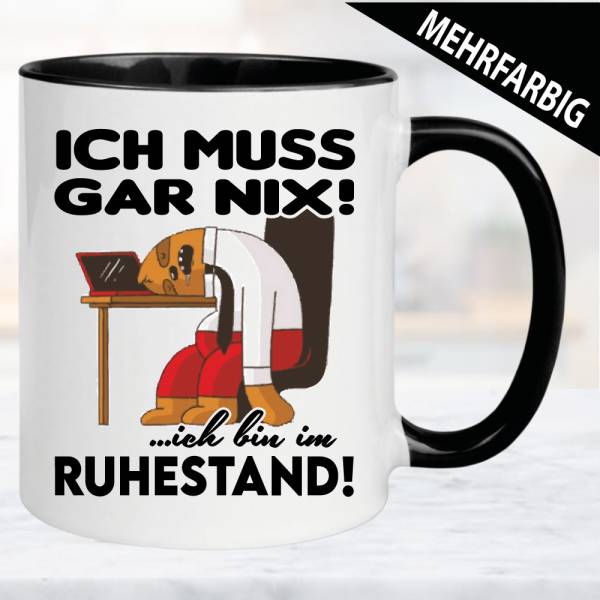 Tasse Rentner Ruhestand
