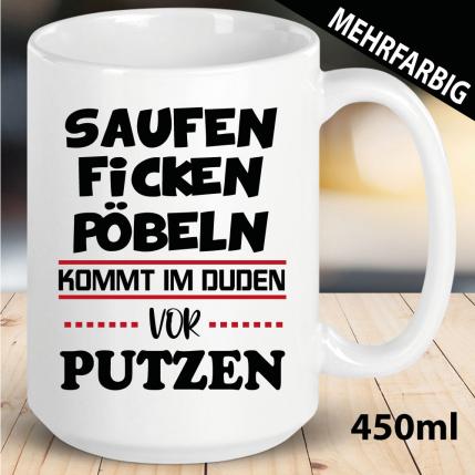 Tasse Saufen und Bumsen