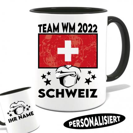 Schweiz - Tasse zur Fußballweltmeisterschaft 2022