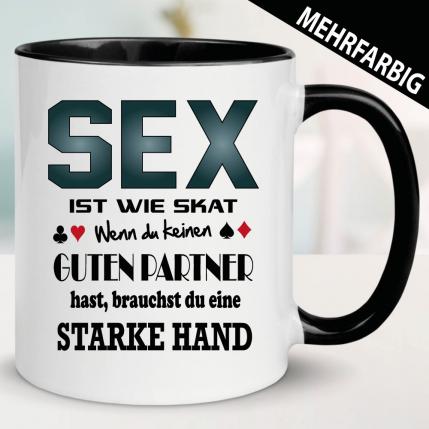 Tasse Sex ist wie Skat