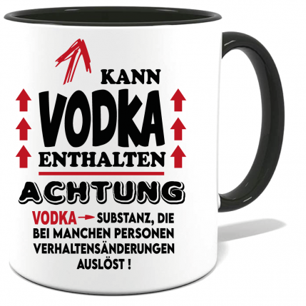 Alkoholmotiv Kann Vodka enthalten